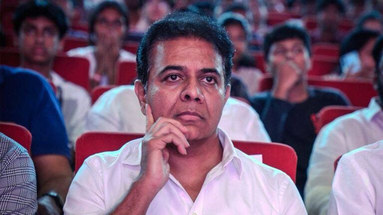 KTR speaking at a political gathering