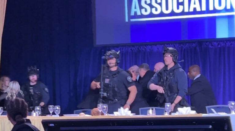 Watch Gunshots Reported at Trump White House Event