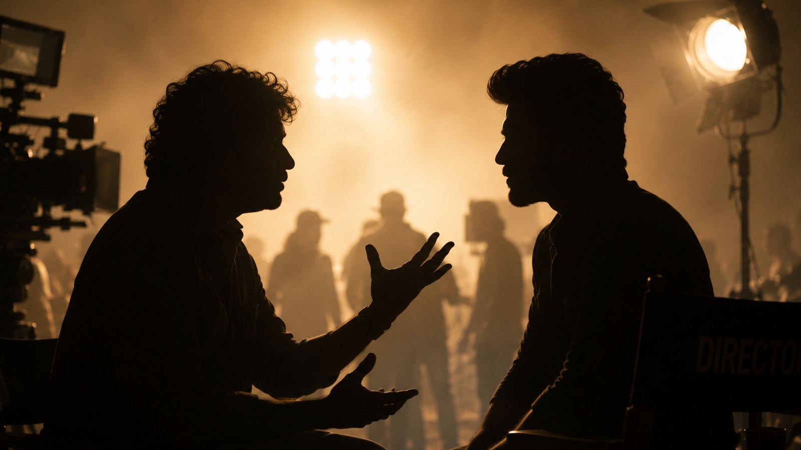 Star director rewriting scenes for a big-budget star hero film after discovering similarities with a recently released movie