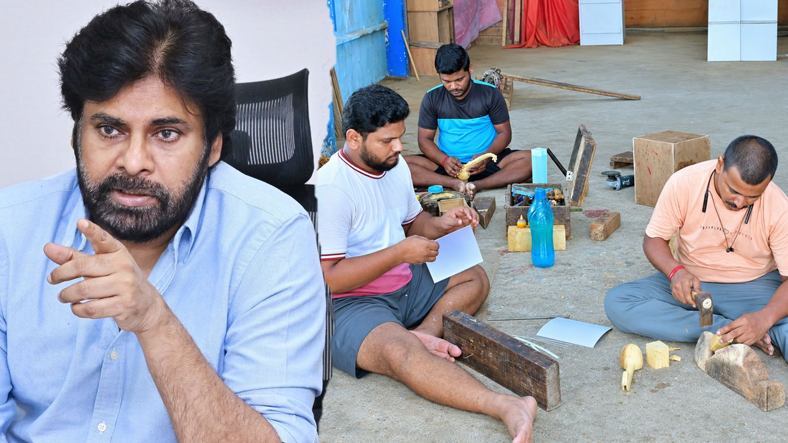Pawan Kalyan wooden artisans initiative